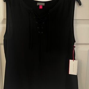 Vince Camuto Black Sleeveless blouse size M